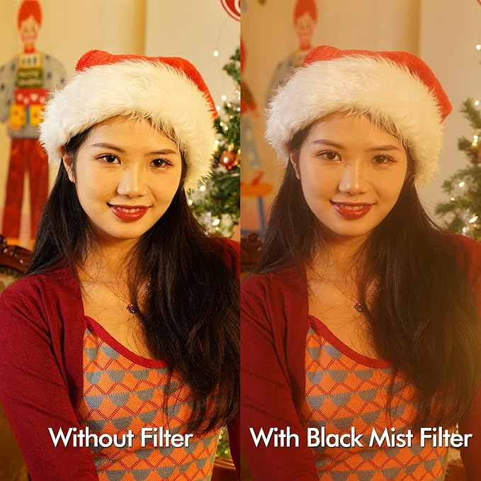 Magnetic Black Mist 1/4 Filter for iPhone 17 Pro/Pro Max, Cinematic Diffusion Phone Filter for Portrait & Video Shooting, Soft Glow Mist Effect(Requires GiAi Magnetic Case - Sold Separately) - Image 3