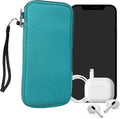 kwmobile Universal Phone Pouch Size XL - 6.7/6.8" - Neoprene Smartphone Pouch with Zip - Water-Repellent Mobile Phone Case - Sleeve in Turquoise by kwmobile