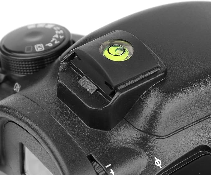 Hot Shoe Level, 4Pack ChromLives Shoe Bubble Level Camera Hot Shoe Cover 2 Axis Bubble Spirit Level Compatible with DSLR Film Camera Canon Nikon Olympus,Combo Pack - 2 Axis and 1 Axis - Image 4