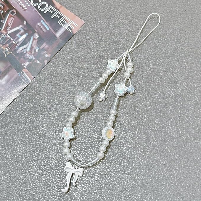 Beaded Camera Wrist Strap Cute Digital Camera Charm Lanyard, Phone Wristlet Charms, Phone Chain for Camera - Image 3
