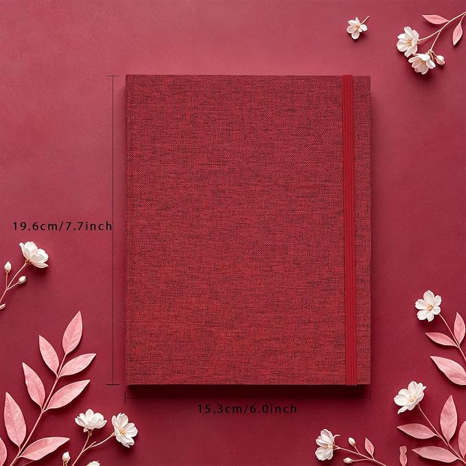 Mini Photo Album (2-Pack) for 2x3" Instax Mini & Polaroid Photos – Each Linen Album Holds 208 Photos - Image 3
