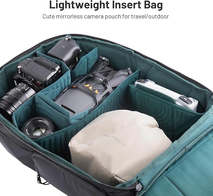 PGYTECH OneGo Drawstring Small Camera Bag Soft Cute Camera Pouch Handbag | Ivory Camera Sling Bag Compatible with Mirrorless Cameras/Nikon/Canon/Sony/Fuji/Pocket 4 Camera Case - Image 8