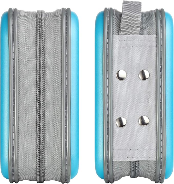 alavisxf xx CD Case, 48 Capacity Hard Plastic Zipper Disc Wallet for Car | DVD Holder, Portable Hand Strap, Anti-Slip Sleeves, Scratch-Resistant Sleeves, Disc Storage Organizer, for Home Office Travel - Image 4