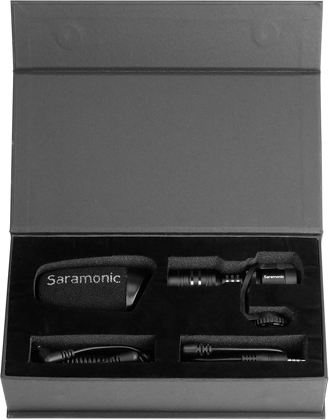 Saramonic VMICMINI Vmic Mini Shotgun Microphone (VMICMINI), Black - Image 3