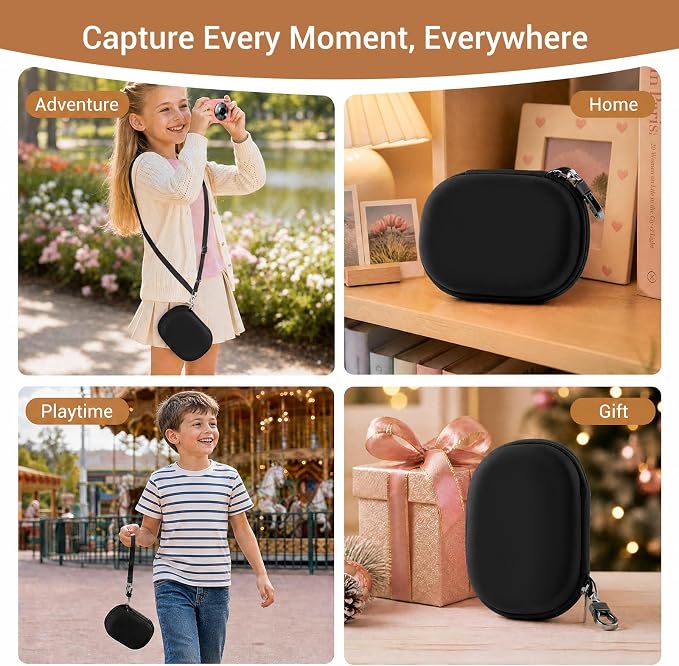 CoBak Carrying & Protective Case for Digital Camera,CAMKORY/Lecran/Duluvulu | for KODAK FZ55,FZ245,PIXPRO C1,WPZ2/Canon PowerShot ELPH 360/Sony DSCW800,DSCW830/Krlun/Lecnippy/Nsoela/VAHOIALD FHD 1080P - Image 6
