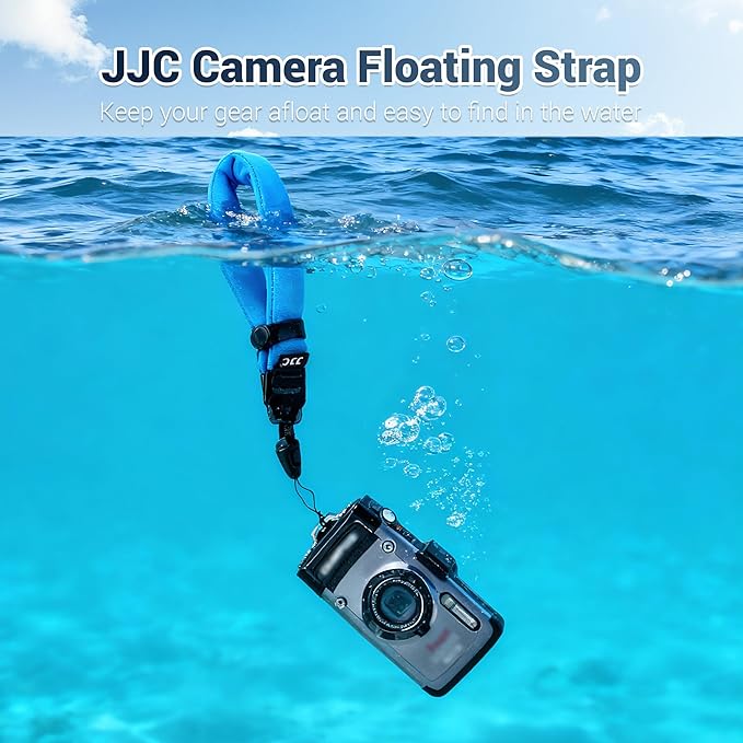JJC Waterproof Camera Floating Wrist Strap for Olympus TG7 TG6 TG5, Purple | for Nikon Coolpix W300 W150 W100 Fujifilm FinePix XP140 XP130 XP90 XP80 Kodak Pixpro WPZ2 Pentax WG-90 Gopro Hero 13 12 11 - Image 2