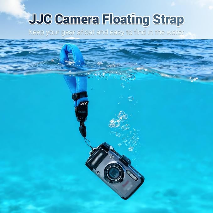JJC Waterproof Camera Floating Wrist Strap for Olympus TG-7 Kodak WPZ2 | Float Lanyard for Olympus Tough TG7 TG6 Kodak Pixpro WPZ2 Gopro Hero 13 12 Nikon Coolpix W300 Underwater Camera Cell Phone - Image 2