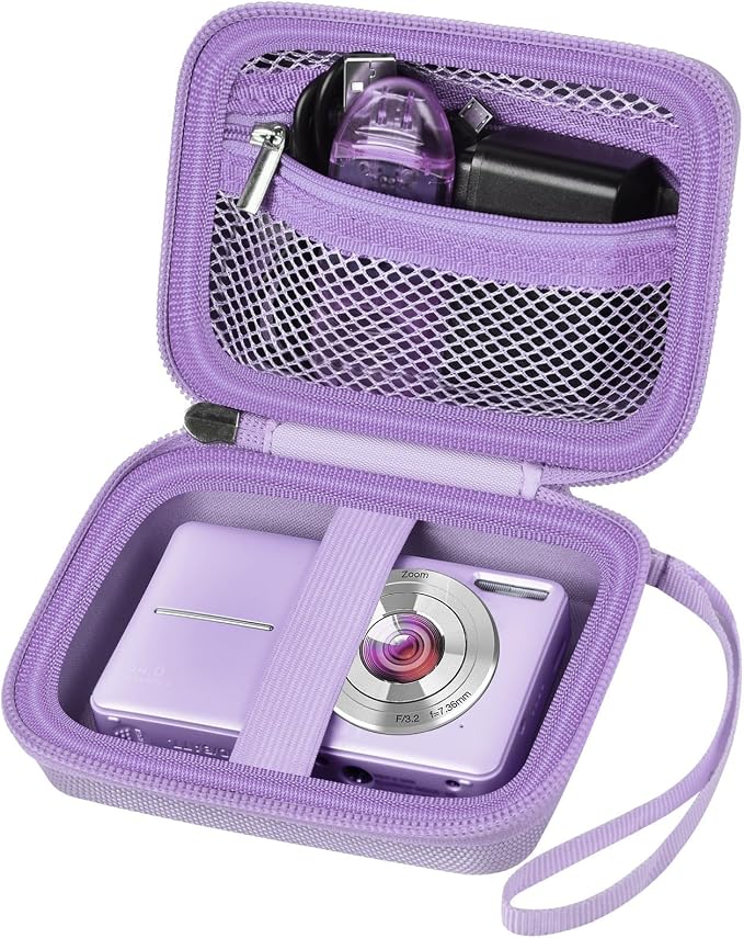 ALKOO Digital Camera Case for CAMKORY, Camera Pouch for KODAK Pixpro -Purple by ALKOO