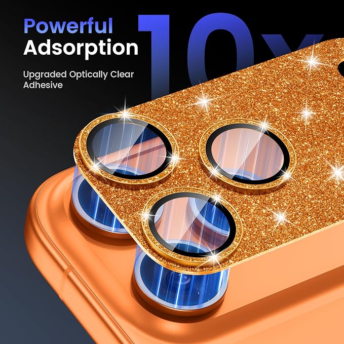 Tensea for iPhone 17 Pro Max Camera Lens Protector, Metal Aluminum Alloy Tempered Glass Cover Camera Screen Protector Accessories, Case Friendly - Image 4