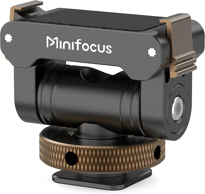 MINIFOCUS Cold Shoe Action Camera Magnetic Quick Release Mount Holder, 160 Tilt & 360° Rotation Adjustable, Universal Camera Adapter with 1/4" Screw Hole for Osmo 360 / Action 5 Pro / 4/3 - Image 9