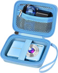ALKOO Digital Camera Case for CAMKORY, Camera Pouch for KODAK Pixpro -Blue | for Lecran/for VAHOIALD Point and Shoot Camera, Hard Carrying Case with Mesh Pocket, Compact for Vlogging, Travel and Storage by ALKOO
