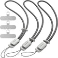 SURPHY 3 Pack Phone Wrist Strap, Phone Lanyard with Cellphone Tether Tab | Phone Strap Charm, Camera Wrist Strap with 2-Color Braided, Phone Wristlet, Wrist Lanyard for Case by SURPHY