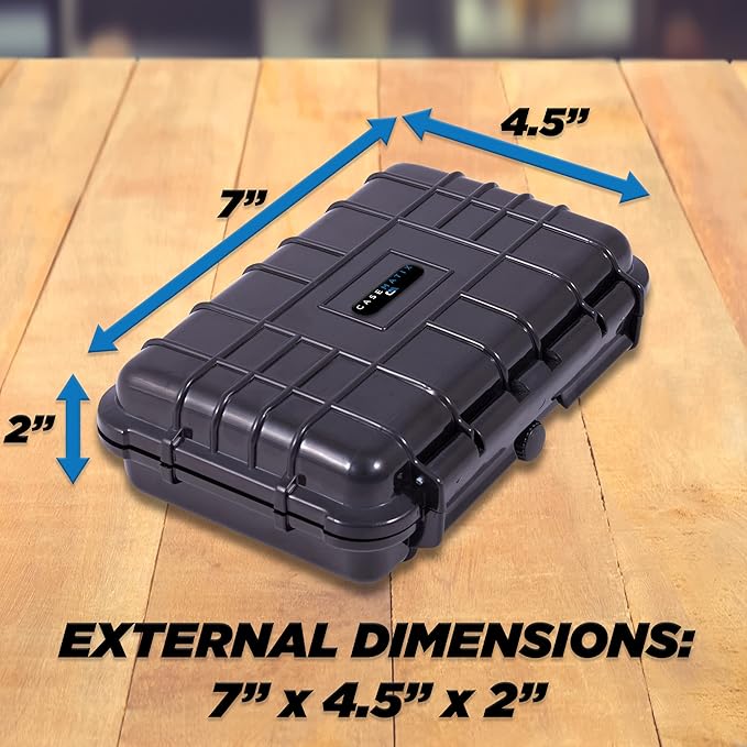CASEMATIX Hard Shell 35mm Film Case - 7" Waterproof & Lightproof Holder for up to 12 x 35mm or 8 x 120 Film Rolls, Travel Container - Image 5