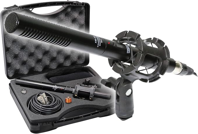 Professional Advanced Broadcast Microphone and accessories Kit for For Interviews, Film Shoots and Promo Videos, Mounts to Stand, Pole, Tripod, or Camera - Image 2