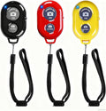 Wireless Remote Shutter for Cellphones and Tablets (3 Pack), AOQIYUE Wireless Remote for iPhone/Android Camera Control, Selfie Clicker for Photos and Videos - Wrist Strap Included by EszkozTA