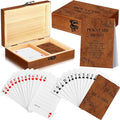 AceOrbit 57 Pack Rustic Wedding Guest Book Playing Card Set with Wooden Box | Wedding Signing Guestbook Alternative Personalized Blank Deck of Cards for Farmhouse Country Reception Bridal Shower Games by Unknown