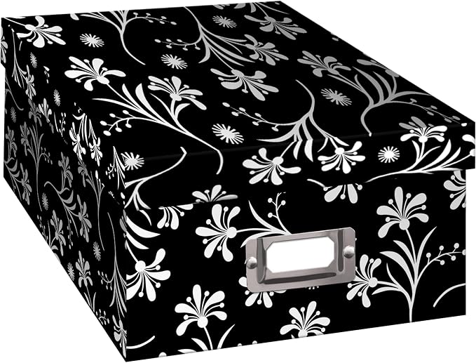 Pioneer Photo Albums B-1BW Photo Storage Box, Ruby Design by PioneerPhotoAlbums