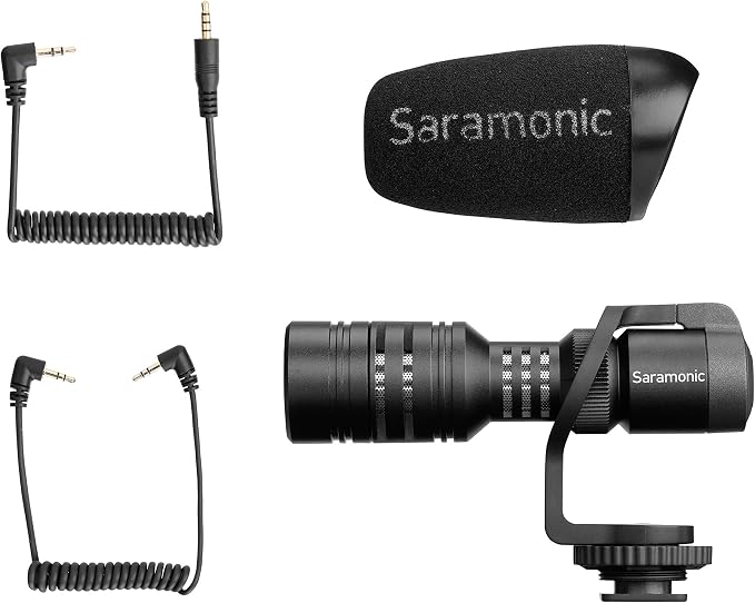 Saramonic VMICMINI Vmic Mini Shotgun Microphone (VMICMINI), Black - Image 8