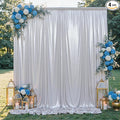 20x10FT Silver Sequin Backdrop Curtain for Party - 4 Panels 5x10FT Wrinkle-Free Shimmer Drapes for Birthday, Wedding, Christmas, Decorations & Photography by Unknown