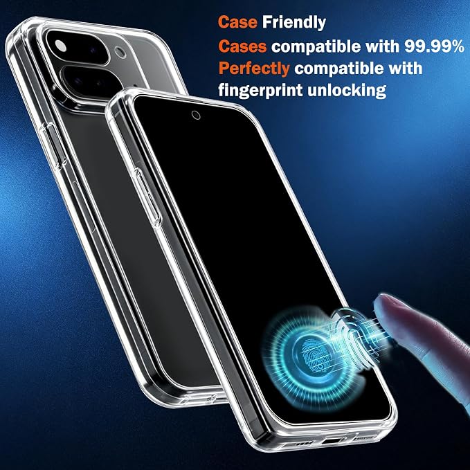 Ferilinso Privacy Screen Protector for Google Pixel 11 Pro Fold | 3 Pack, 9H+ Tempered Glass, Military-Grade Shatterproof, Anti-Scratch, HD, Case Friendly, Easy Installation, Bubble Free - Image 7