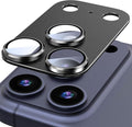 Suoman for iPhone 17 Pro Max Camera Lens Protector -Black | [All-in-one Frosted] [Strong-Adhesion] Metal Frame Tempered Glass Camera Lens Cover by Suoman