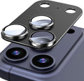 Suoman for iPhone 17 Pro Camera Lens Protector-Black | [All-in-one Frosted] [Strong-Adhesion] Metal Frame Tempered Glass Camera Lens Cover by Suoman