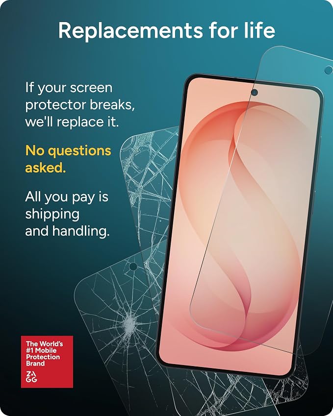 ZAGG Glass Elite Samsung Galaxy Z Fold8 Camera Lens Protector | Anti-Reflective, 5X Stronger Impact & Scratch Resistant Aluminosilicate Glass - Easy Installation, Smudge-Free Surface - Image 8