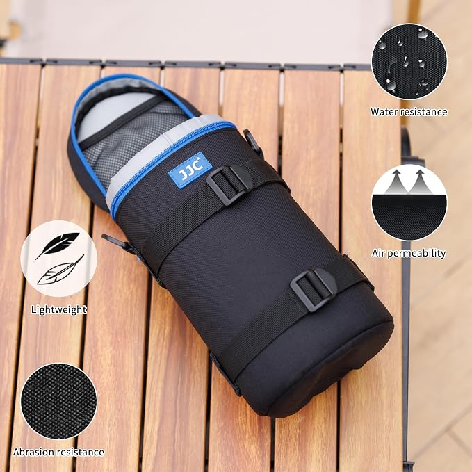 Large Camera Lens Case for Canon RF 100-500mm EF 100-400mm Below 4.3x8.8'' | Camera Lens Carrying Bag for Canon EF 70-200mm f2.8 III II RF 600mm f11, AF-S 80-200mm, 70-200mm f2.8G VR II and More Lenses - Image 4