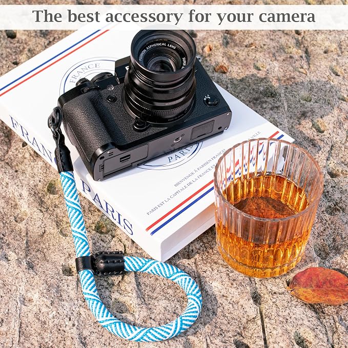 VOVMOEYA Rope Camera Wrist Strap,Camera Hand Strap Compatible with A6400 A6000 A7 IV,for Fujifilm X100V for Nikon Zf Z30 for Canon EOS R6 R7 R8 R10 Camera Wrist Straps for dslr - Image 4