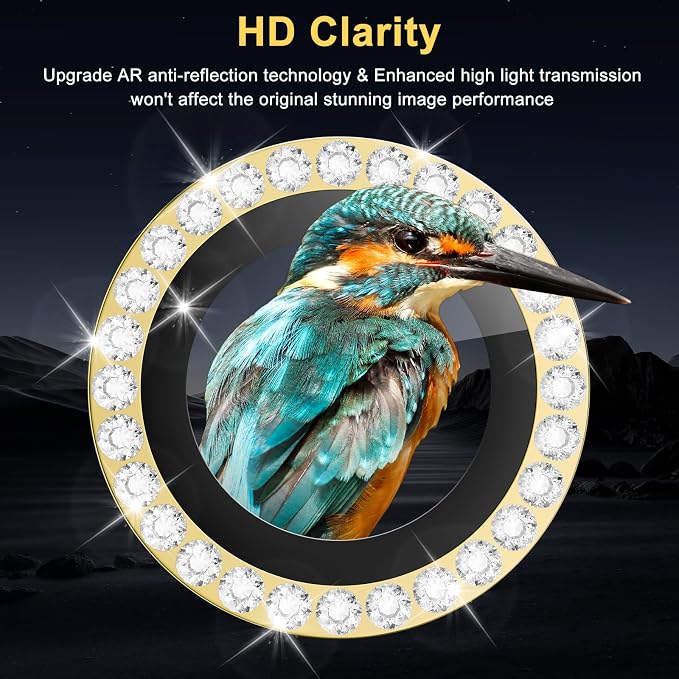 Camera Lens Protector for Samsung Galaxy S26 Ultra, Diamond Gold | Tempered Glass, Auto-align Tray, Easy Installation, Case Friendly, Anti-Scratch, HD Clear, Ultra Slim - Image 3