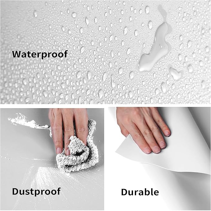 Meking 39.37x78.74 in PVC Backdrop, Matte Grey Background for Photography | Vinyl Backdrops for Product Photography,Portrait Shoots and Photo Studio - Image 5