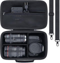 khanka Camera Case for Canon EOS Rebel R6V/T7/T100/T6/R50/R100 | /R5/R7/R8/R6 Mark II/SL3 DSLR Camera,Travel Carrying Case for Canon EOS Rebel Camera and 18-55mm/18-45mm Lens(Case Only) by khanka