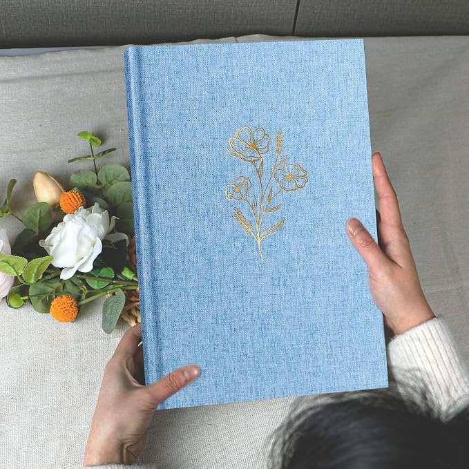 Holoary Photo Album 4x6 300 Photos, 300 Pockets 4”x6” Picture Album, Linen Fabric Cover Big Picture Book for Photos with Writing Area, 4x6 Photo Albums for Family Weddings Travel Memories(Blue) - Image 3