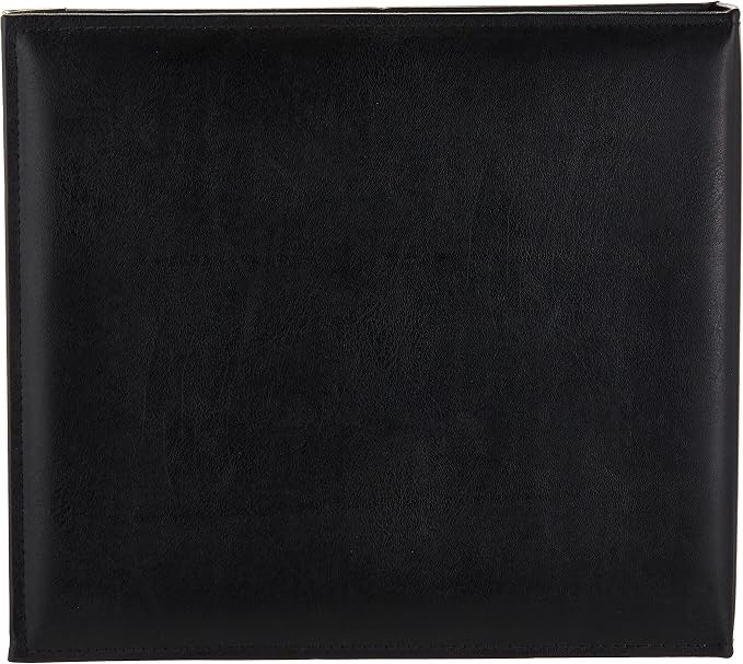 Pioneer holds 12 Inch by 12 Inch 3-Ring Sewn Oxford Cover Memory Book Binder, Black | (Pack of 4) - Image 2