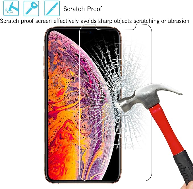 Ailun 3 Pack Screen Protector for iPhone 11 Pro Max/iPhone Xs Max | 6.5 Inch, 2019/2018 Release,Case Friendly, Tempered Glass - Image 5