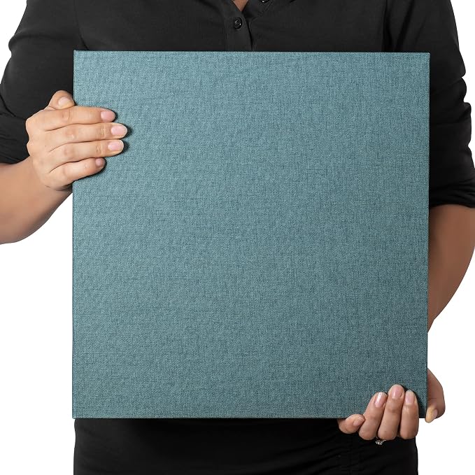 Large Photo Album Self Adhesive 4x6 5x7 3x5 8.5x11 Scrapbook Magnetic Album DIY Scrap Book Length 13 x Width 12.8 (Inches) 120 Sticky Pages Linen Cover DIY Photo Album (Dark Green) - Image 6