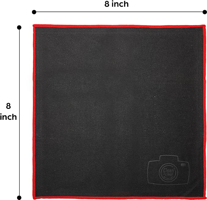 Clean & Clear Microfiber Cleaning Cloth, EXTRA LARGE [8 Pack] ULTRA PREMIUM Microfiber Cleaning Cloth - Microfiber Cloth for Camera Lens, Glasses, Screens, and all Lens. - Image 7