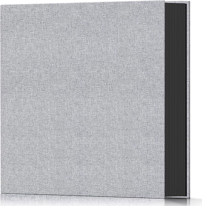 Popotop Photo Album 4x6 600 Pockets for Wedding Gifts,Linen Hardcover Picture Albums for Family Anniversary Baby Vacation Pictures by Popotop