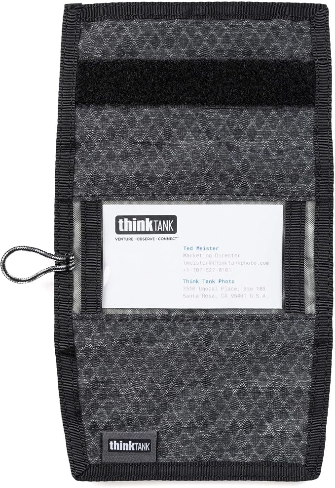 Think Tank Memory Card and Battery Wallet, Holds 2 CF or 4 SD Memory Cards (Black Slate) - Image 9