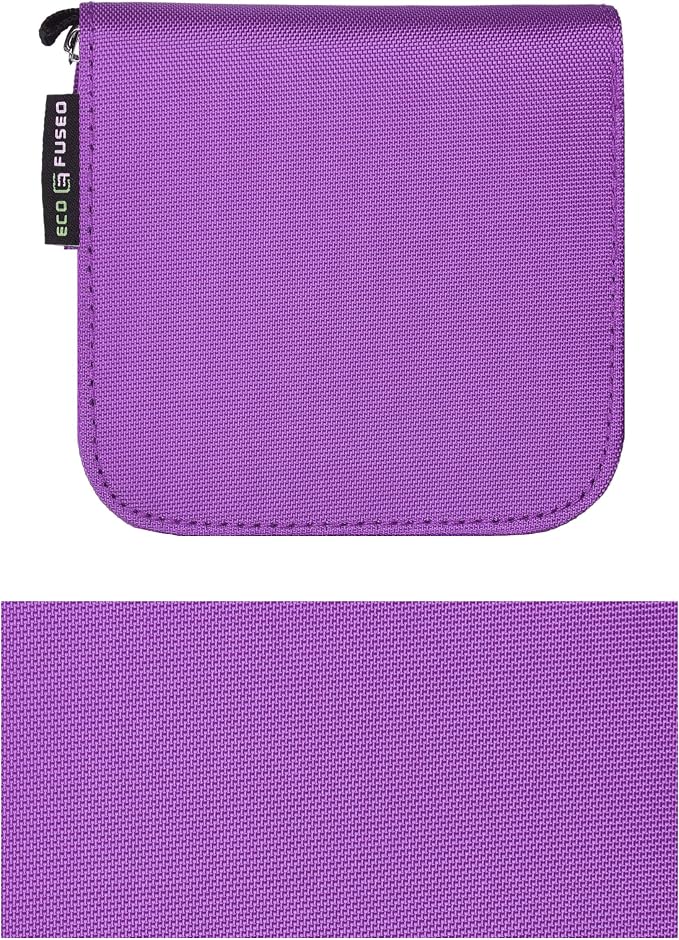 Eco-Fused Memory Card Case - Fits up to 44x SD, SDHC, Micro SD, Mini SD and 4X CF - Holder with 44 Slots (Purple / 44 Slots - 1 Pack) - Image 4