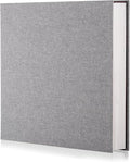 Grey Photo Album Self Adhesive Scrapbook Album for 4×6 Photos/Pictures DIY Linen Cover Album 15 Sheets/30 Blank Pages for Family Wedding, Birthday, Christmas, Anniversary by HoneyTolly