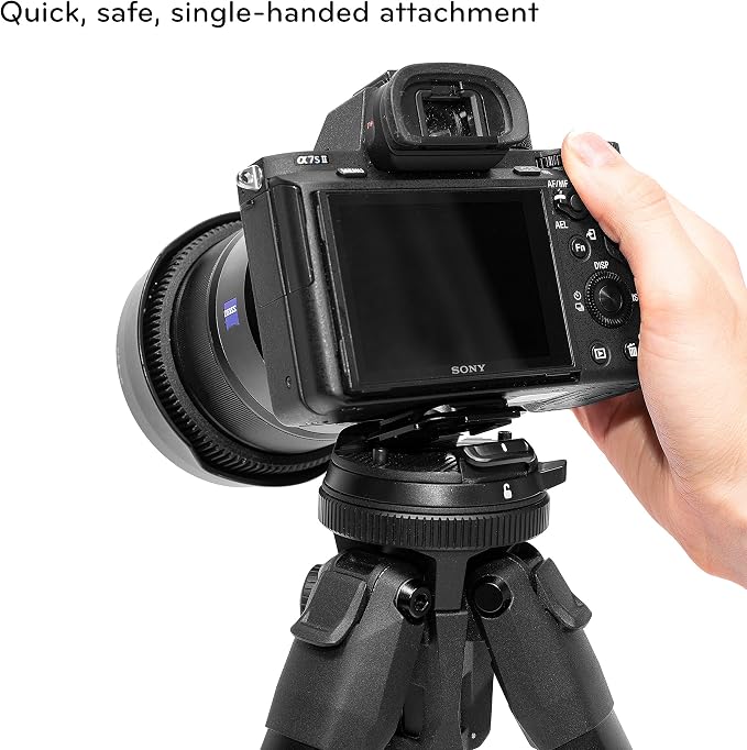Peak Design Travel Tripod, Carbon Fiber, Compact Design, Quick Setup and Takedown, Pro-Level Stability, Ergonomic Ball Head, Compact and Portable Travel Tripod for Camera and Phone, 20 lb Capacity - Image 10