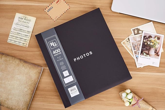 kieragrace KG Jocelyn Photo Album – Black, Holds 400 4" x 6" Photos - Image 8