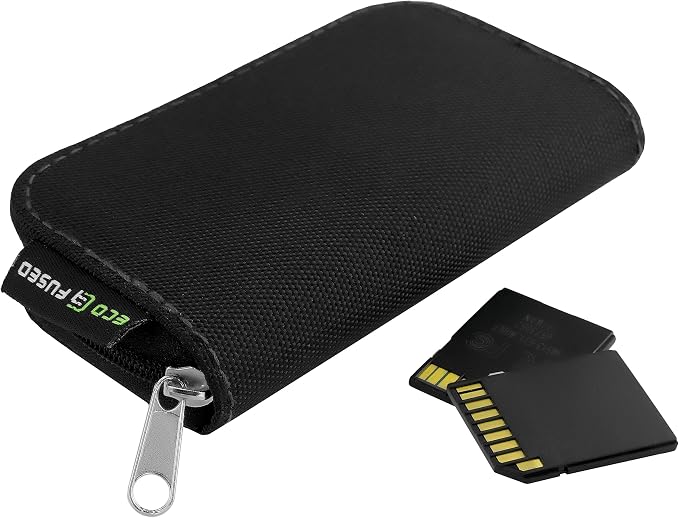 Eco-Fused Memory Card Case, 22-Slot Organizer for SD, microSD and CF | Zippered SD card holder for SDHC, SDXC, miniSD, microSD, CompactFlash CF, camera cards and small accessories - Image 3