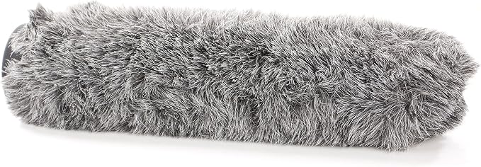 Movo WS-G200 Furry Rigid Windscreen for Microphones 18-23mm in Diameter and up to 8.6" (22cm) Long - Dark Gray - Image 3