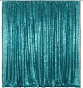 Poise3EHome Teal Sequin Backdrop,8FT x 10FT Sequin Photography Backdrop Curtain for Party Decoration by Poise3EHome