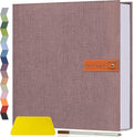 Popotop Large Photo Album Self Adhesive 4x6 5x7 8x10 Scrapbook Album DIY Picture Book,Gifts for Mom,Family Baby and Wedding,with Metal Pen and Plastic Board by Popotop