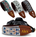 Art Tribute Custom Camera Strap Retro Gold - Add Your Text and We Make It Especially For You Get Your Own Personalized Gift Camera Strap, No Shipping Cost! by ArtTribute
