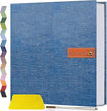 Popotop Large Photo Album Self Adhesive 4x6 5x7 8x10 Scrapbook Album DIY Picture Book,Gifts for Mom,Family Baby and Wedding,with Metal Pen and Plastic Board by Popotop
