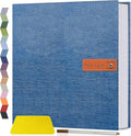 Popotop Large Photo Album Self Adhesive 4x6 5x7 8x10 Scrapbook Album DIY Picture Book,Gifts for Mom,Family Baby and Wedding,with Metal Pen and Plastic Board by Popotop